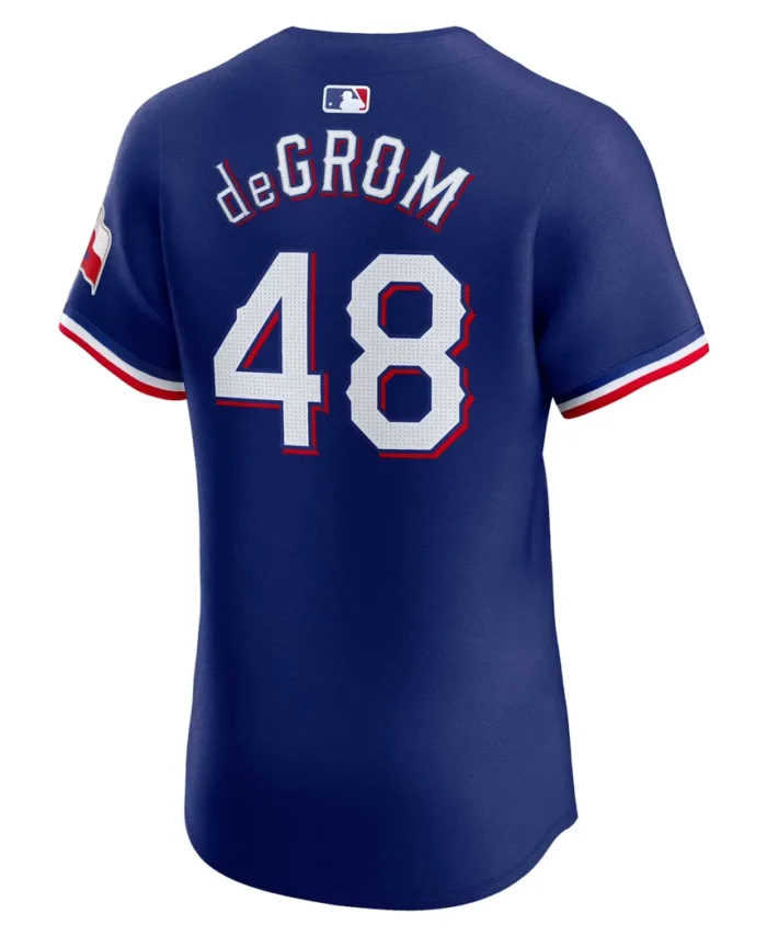 Jacob deGrom Texas Rangers Alternate Elite Player Jersey - Royal