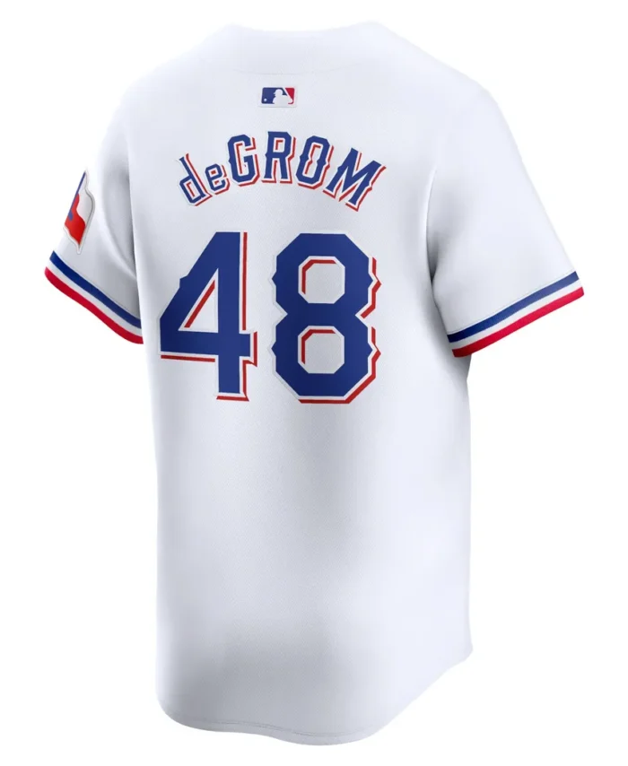 Jacob deGrom Texas Rangers Home Limited Player Jersey - White