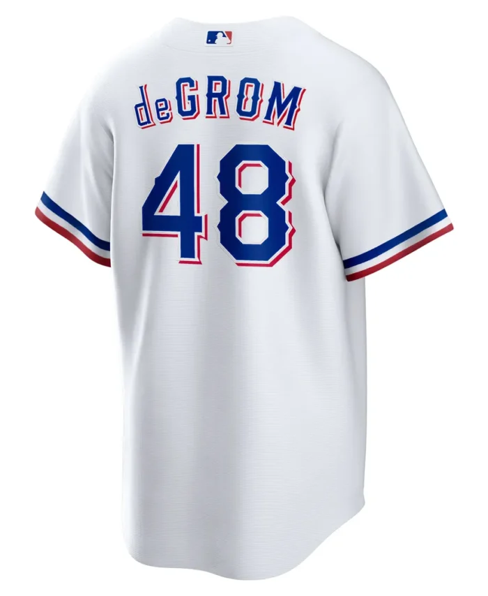 Jacob deGrom Texas Rangers Home Replica Player Jersey - White