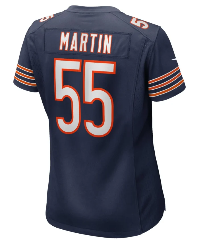 Jacob Martin Chicago Bears Women's  Game Jersey -  Navy
