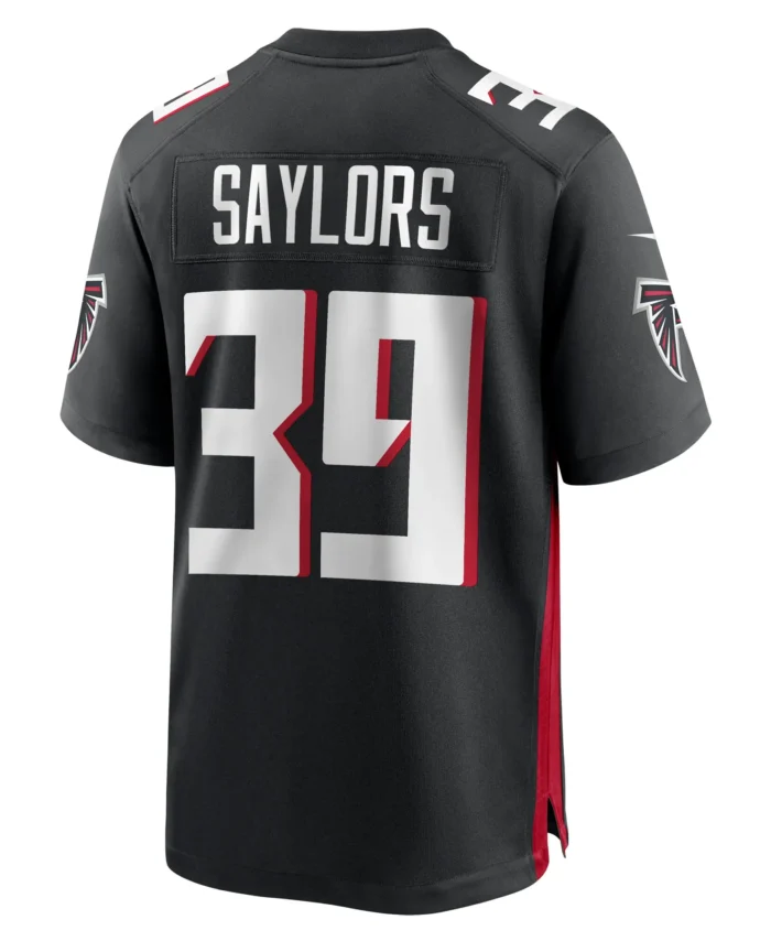 Jacob Saylors Atlanta Falcons  Game Jersey -  Black