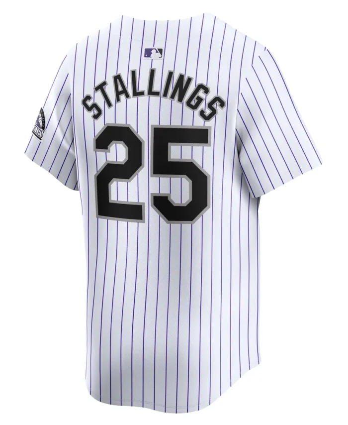 Jacob Stallings Colorado Rockies Home Limited Player Jersey - White