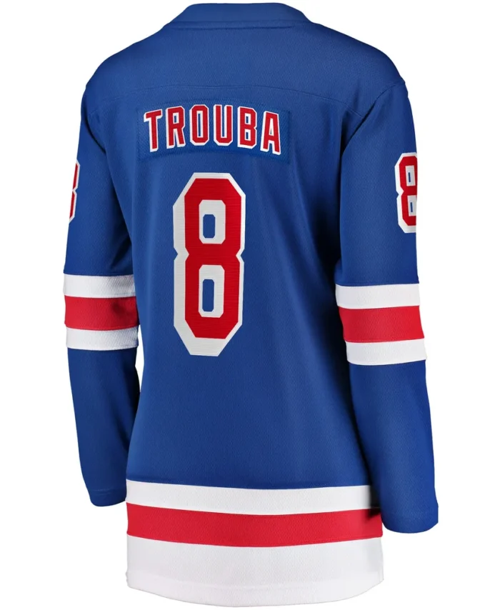 Jacob Trouba New York Rangers Fanatics Women Home Breakaway Player Jersey - Blue