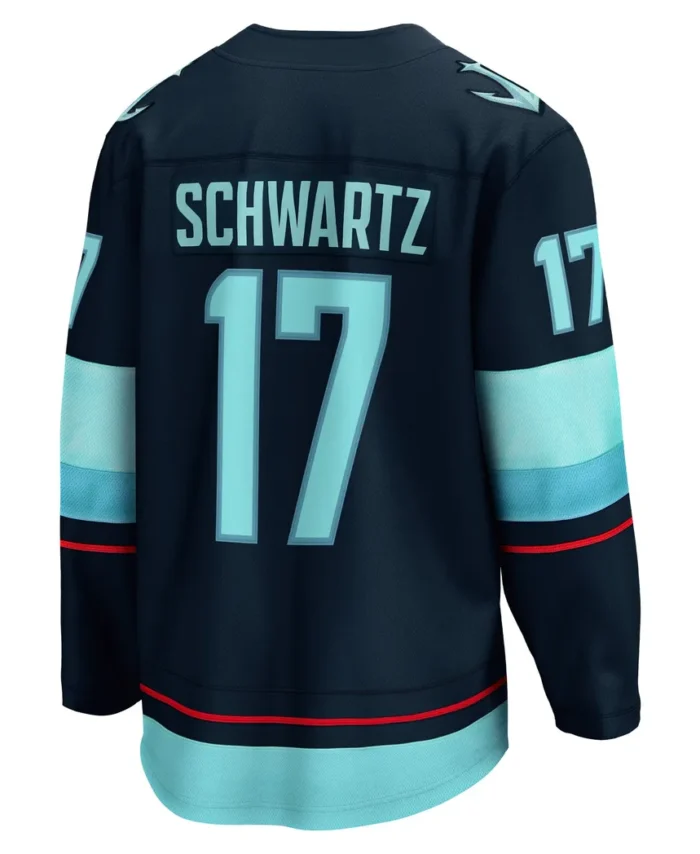 Jaden Schwartz Seattle Kraken Fanatics Home Breakaway Player Jersey - Navy