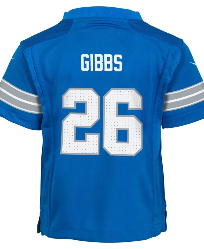 Jahmyr Gibbs Detroit Lions Toddler Game Jersey - Blue