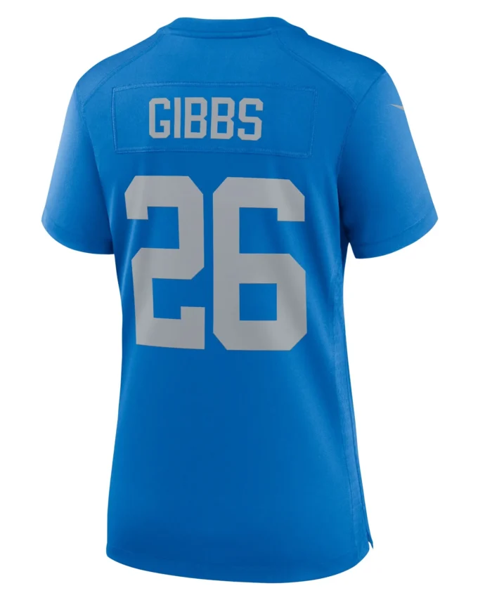 Jahmyr Gibbs Detroit Lions Women's Alternate Game Jersey - Blue