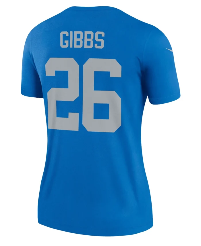 Jahmyr Gibbs Detroit Lions Women's Alternate Legend Player Performance Top -  Blue