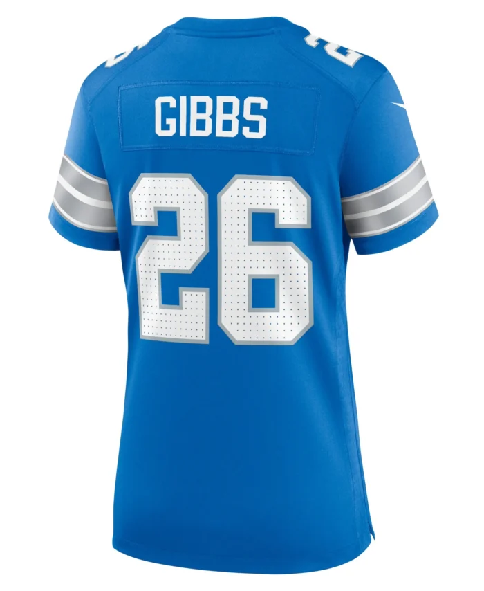 Jahmyr Gibbs Detroit Lions Women's Game Jersey - Blue