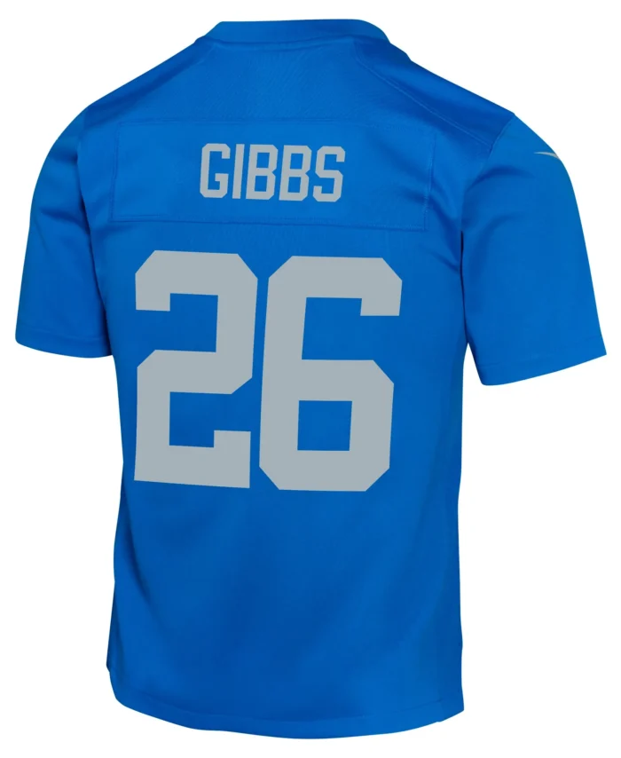 Jahmyr Gibbs Detroit Lions Youth Alternate Game Jersey -  Blue