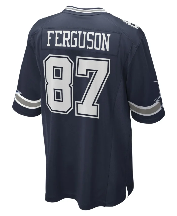 Jake Ferguson Dallas Cowboys Team Game Jersey - Navy