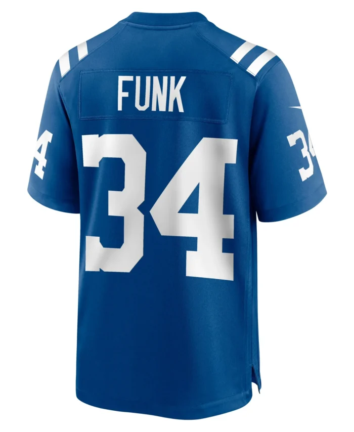 Jake Funk Indianapolis Colts Team Game Jersey -  Royal