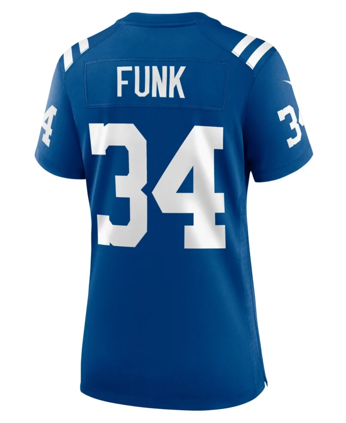 Jake Funk Indianapolis Colts Women's Team Game Jersey -  Royal