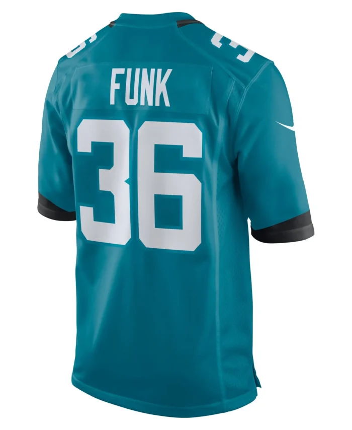 Jake Funk Jacksonville Jaguars Team Game Jersey -  Teal