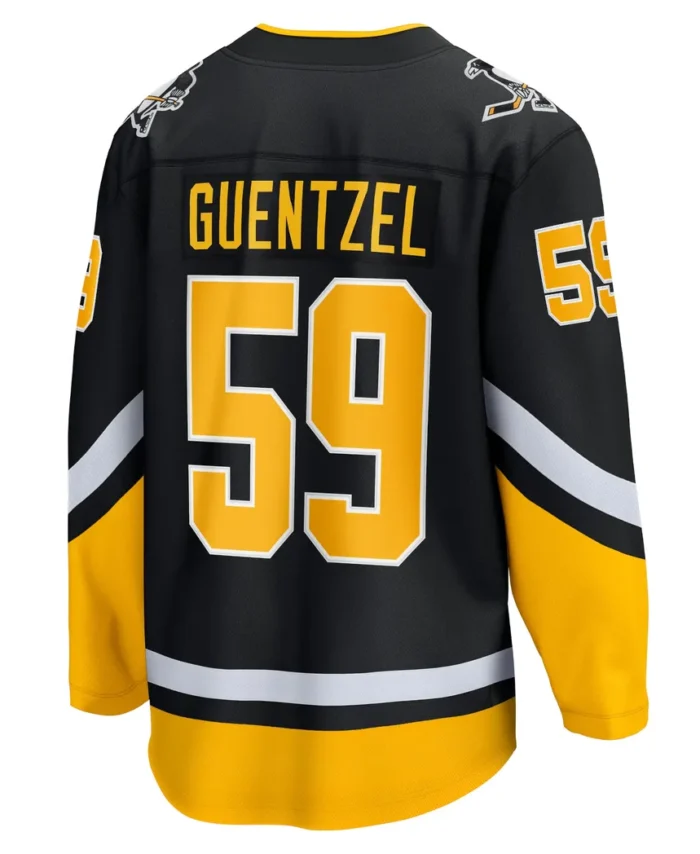 Jake Guentzel Pittsburgh Penguins Fanatics Alternate Premier Breakaway Player Jersey - Black
