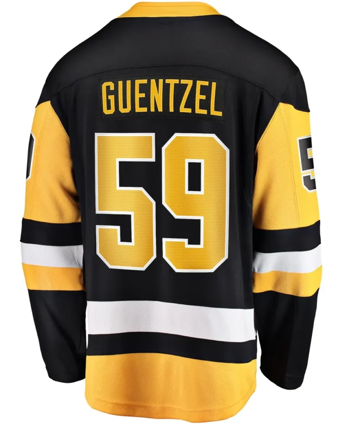 Jake Guentzel Pittsburgh Penguins Fanatics Home Breakaway Jersey - Black