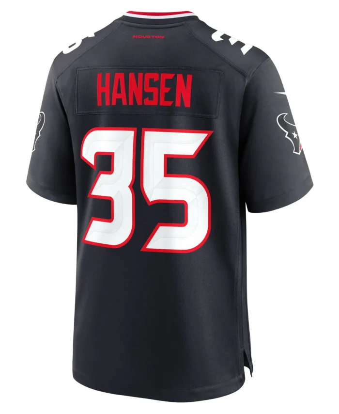 Jake Hansen Houston Texans Team Game Jersey -  Navy