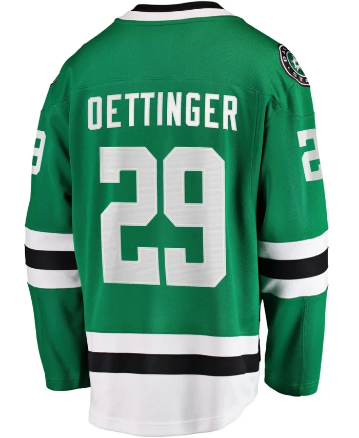 Jake Oettinger Dallas Stars Fanatics Home Breakaway Player Jersey - Kelly Green