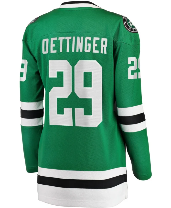Jake Oettinger Dallas Stars Fanatics Women Home Breakaway Player Jersey - Kelly Green