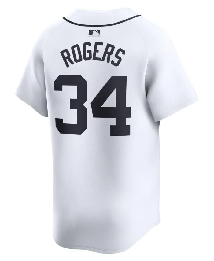 Jake Rogers Detroit Tigers Home Limited Player Jersey - White
