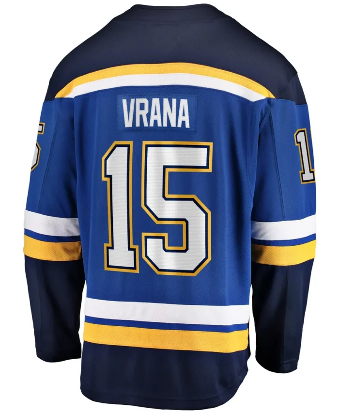 Jakub Vrana St. Louis Blues Fanatics Home Breakaway Jersey - Blue