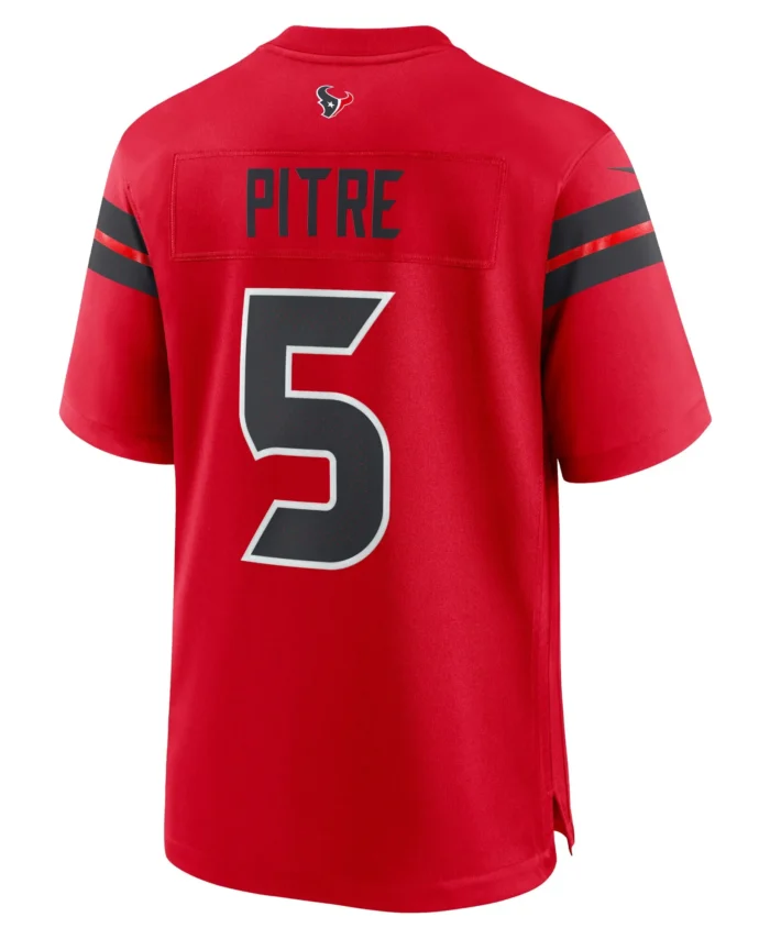 Jalen Pitre Houston Texans Alternate Game Jersey - Red