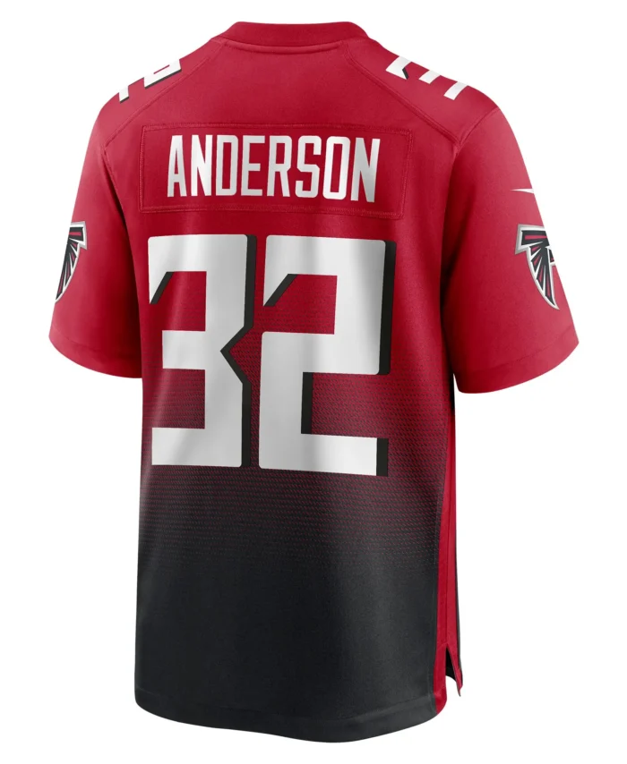 Jamal Anderson Atlanta Falcons Retired Player Alternate Game Jersey - Red