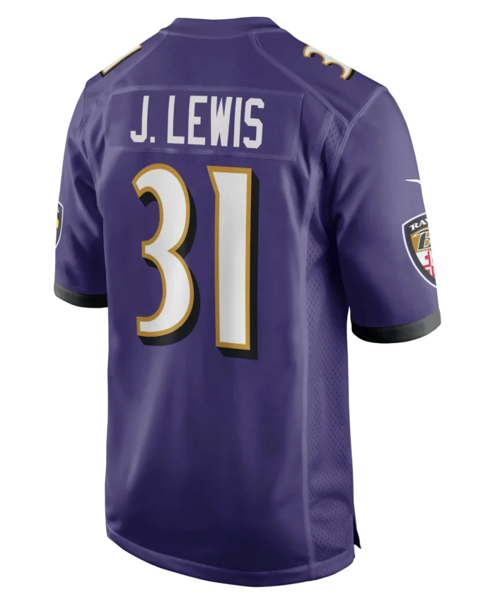 Jamal Lewis Baltimore Ravens Game Retired Player Jersey - Purple