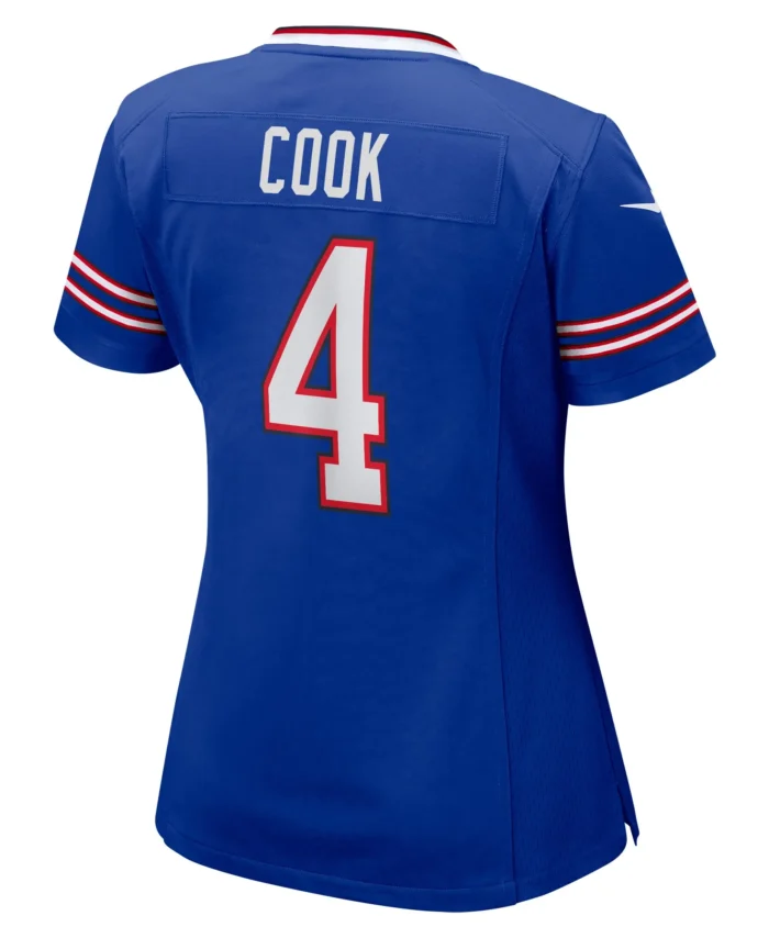James Cook Buffalo Bills Women's Game Player Jersey - Royal