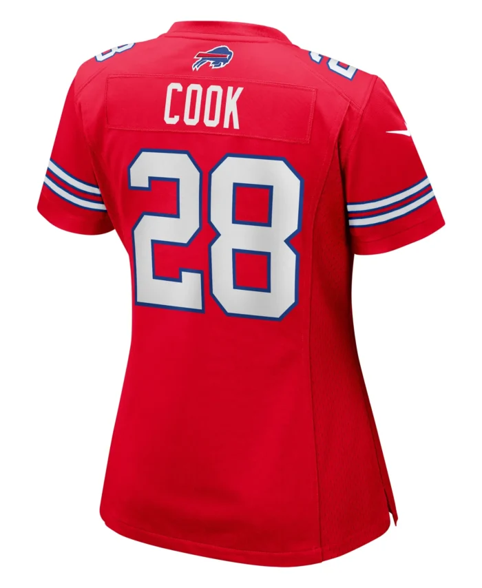 James Cook Buffalo Bills Women's Player Jersey - Red