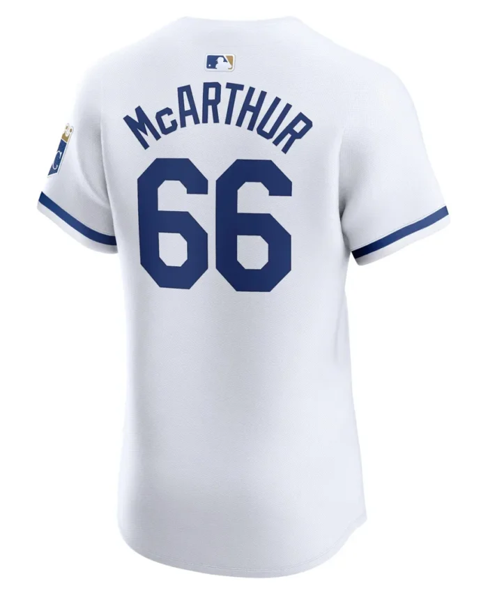 James Macarthur Kansas City Royals Home Elite Player Jersey - White