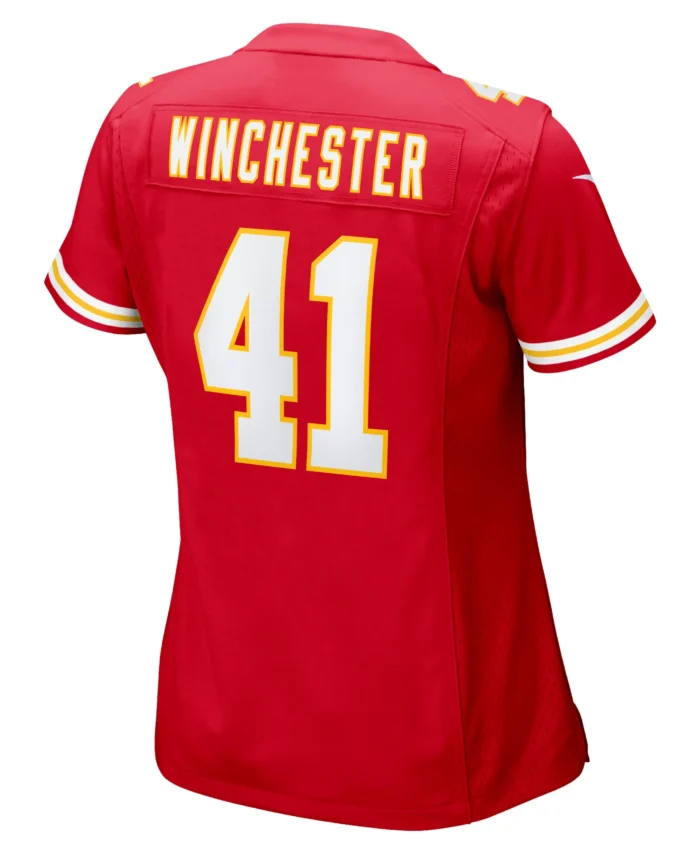 James Winchester Kansas City Chiefs Women's Game Jersey - Red