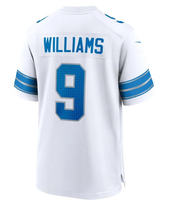Jameson Williams Detroit Lions White Game Jersey -  White