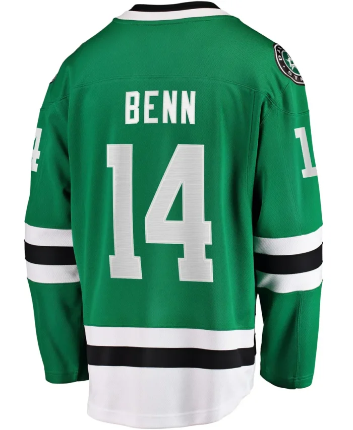 Jamie Benn Dallas Stars Fanatics Captain Patch Home Breakaway Jersey - Kelly Green
