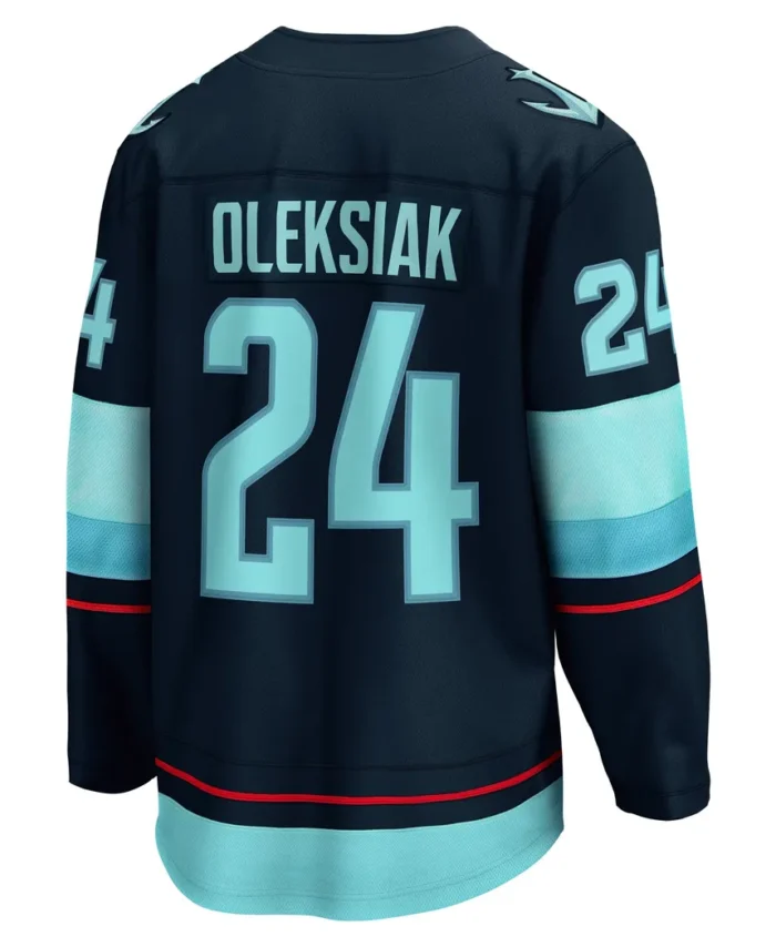 Jamie Oleksiak Seattle Kraken Fanatics Home Breakaway Player Jersey - Deep Sea Blue