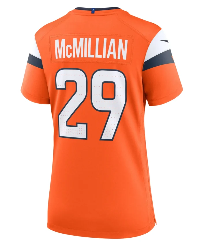 Ja'Quan McMillian Denver Broncos Women's Team Game Jersey -  Orange