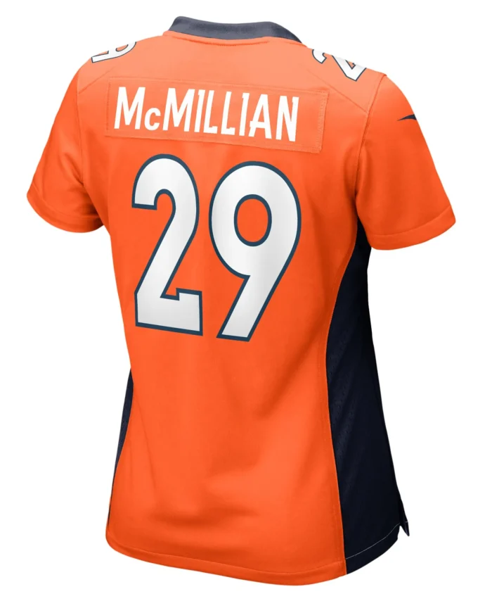 JaQuan McMillian Denver Broncos Women's Team Game Jersey -  Orange