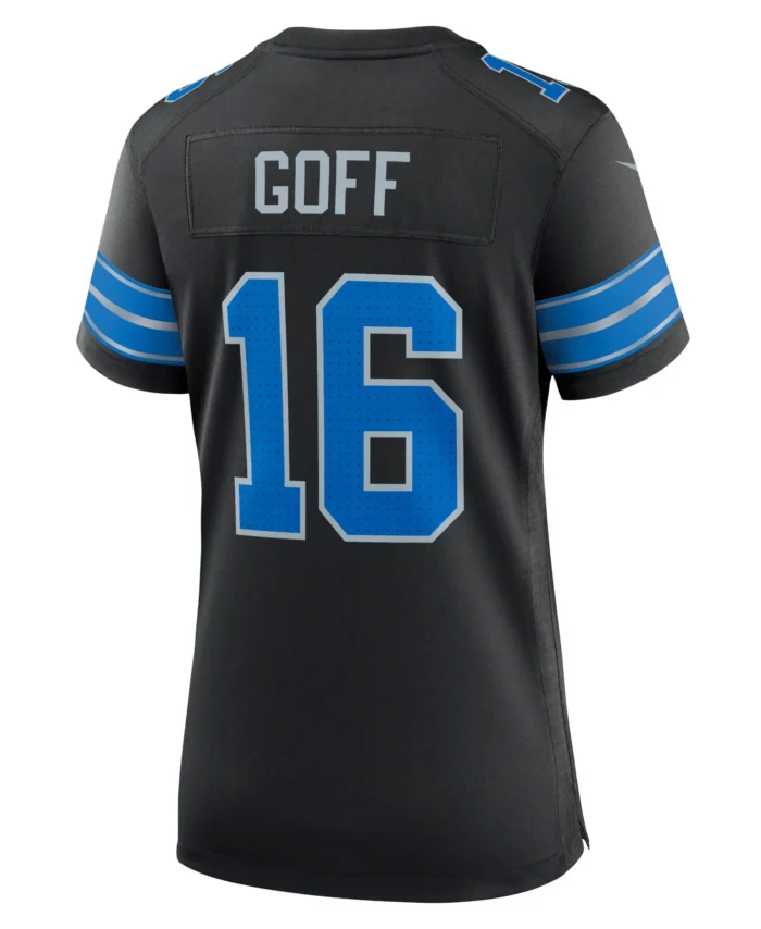 Jared Goff Detroit Lions Women's 2nd Alternate Game Jersey - Black