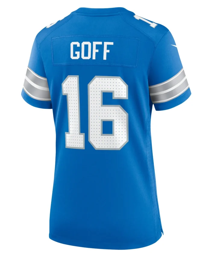 Jared Goff Detroit Lions Women's Game Jersey - Blue