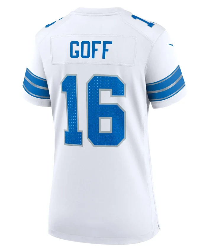 Jared Goff Detroit Lions Women's Game Jersey - White