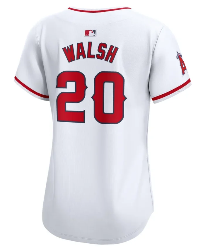 Jared Walsh Los Angeles Angels Women  Home Limited Player Jersey - White
