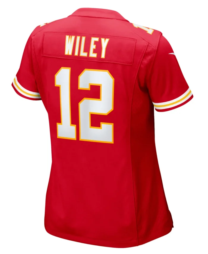 Jared Wiley Kansas City Chiefs Women's  Game Jersey -  Red