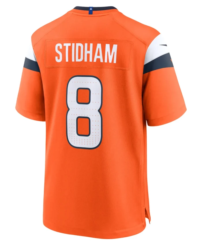 Jarrett Stidham Denver Broncos Team Game Jersey -  Orange
