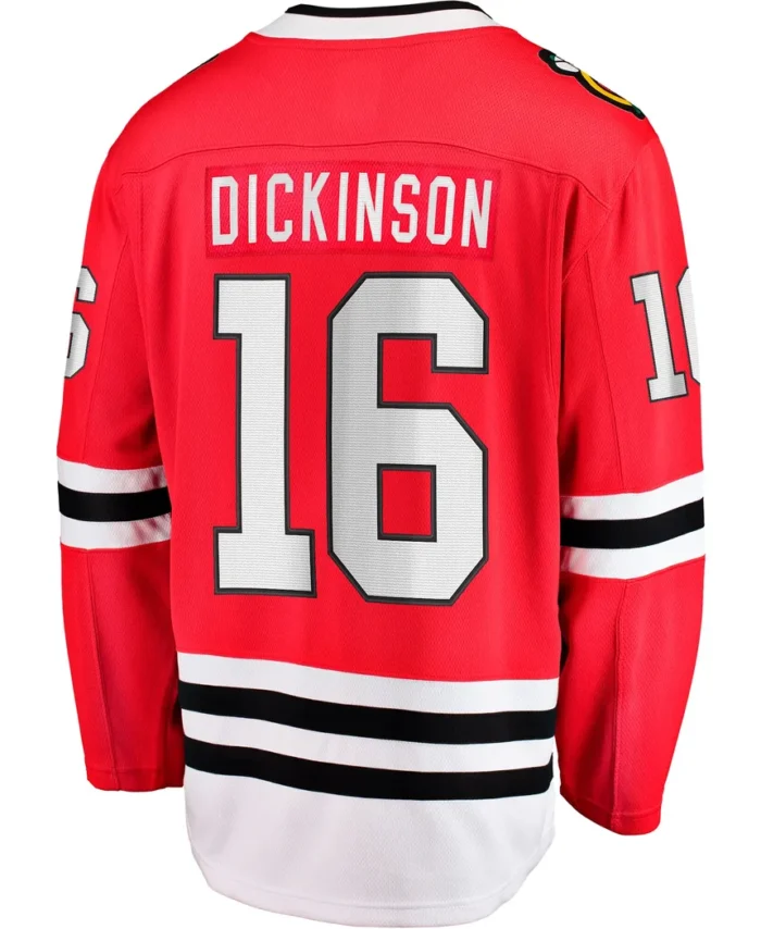 Jason Dickinson Chicago Blackhawks Fanatics Home Breakaway Jersey - Red