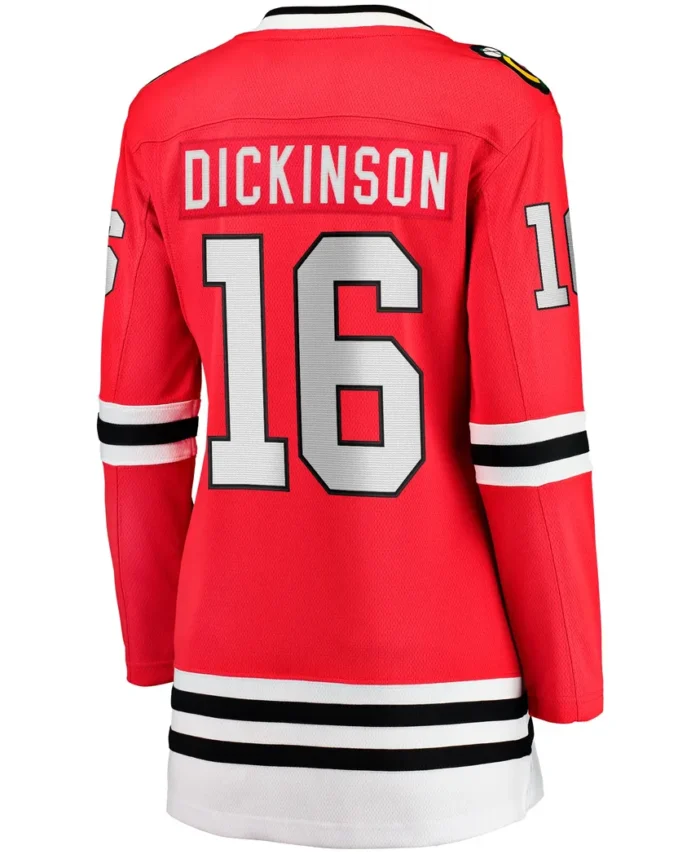 Jason Dickinson Chicago Blackhawks Fanatics Women Home Breakaway Player Jersey - Red