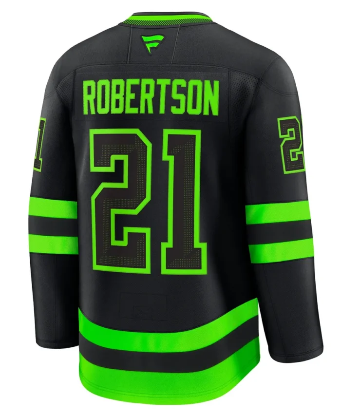 Jason Robertson Dallas Stars Fanatics Alternate Premium Jersey - Black