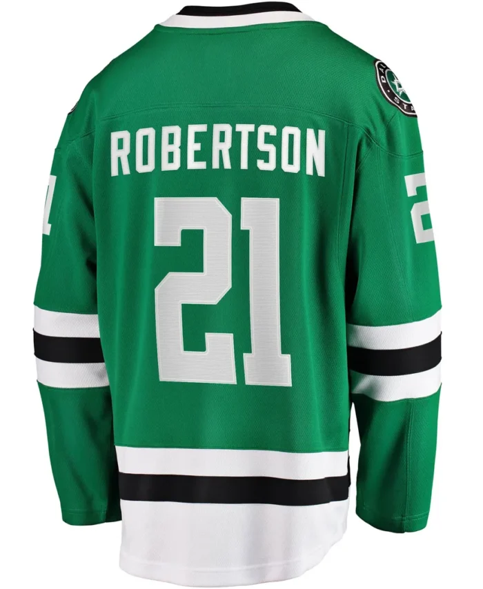 Jason Robertson Dallas Stars Fanatics Home Breakaway Replica Jersey - Kelly Green