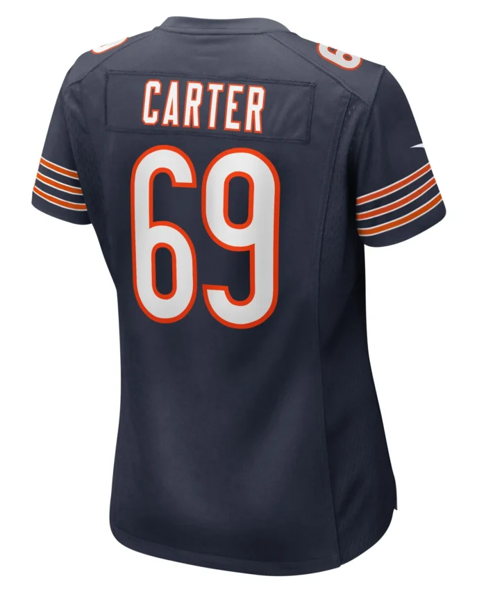 Ja'Tyre Carter Chicago Bears Women's Game Player Jersey - Navy