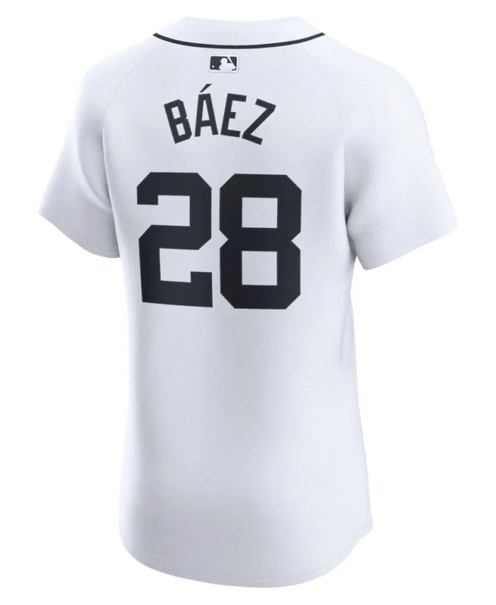 Javier Baez Detroit Tigers Home Elite Player Jersey - White