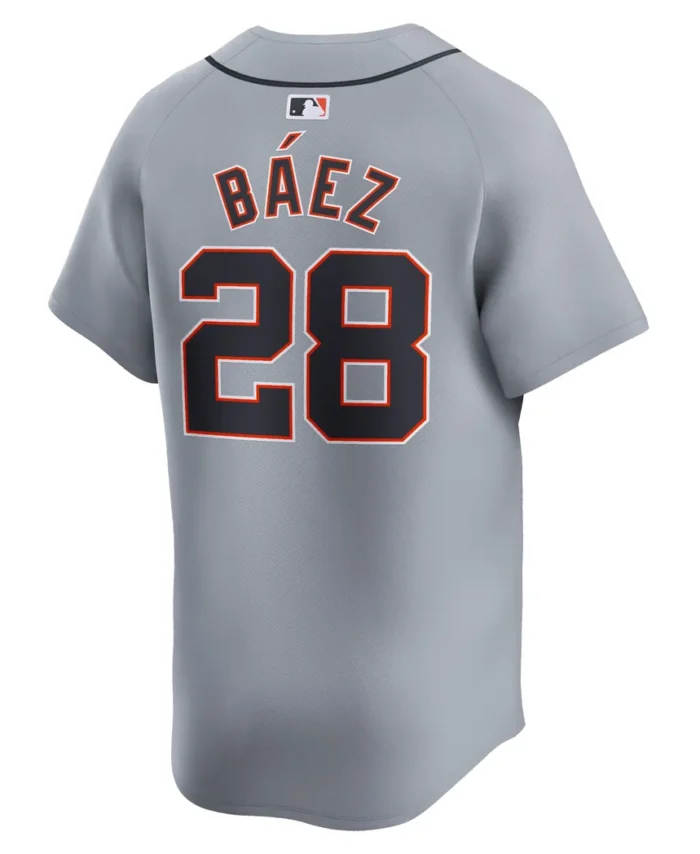 Javier Baez Detroit Tigers Road Limited Player Jersey- Gray