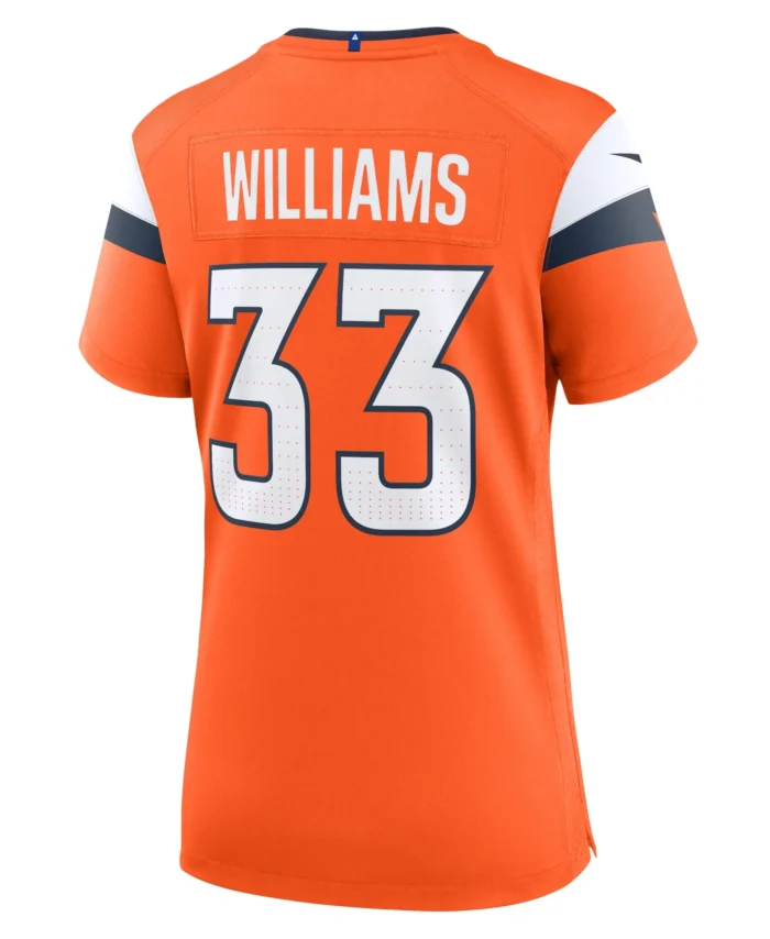 Javonte Williams Denver Broncos Women's Mile High Collection Game Jersey - Orange